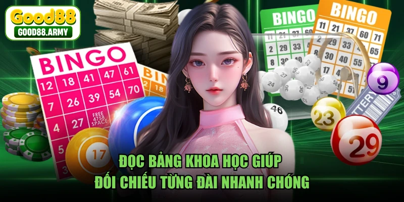 Đọc bảng khoa học giúp đối chiếu từng đài nhanh chóng