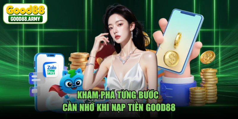 Khám phá từng bước cần nhớ khi nạp tiền GOOD88